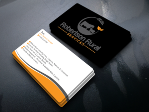 Business Card Design by B. M. BILLAL HOSSAIN for Robertson Rural Services | Design: #26106334
