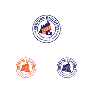 ReWork Builders       Love where you live... Renovate | Logo Design by Graphic Bricks