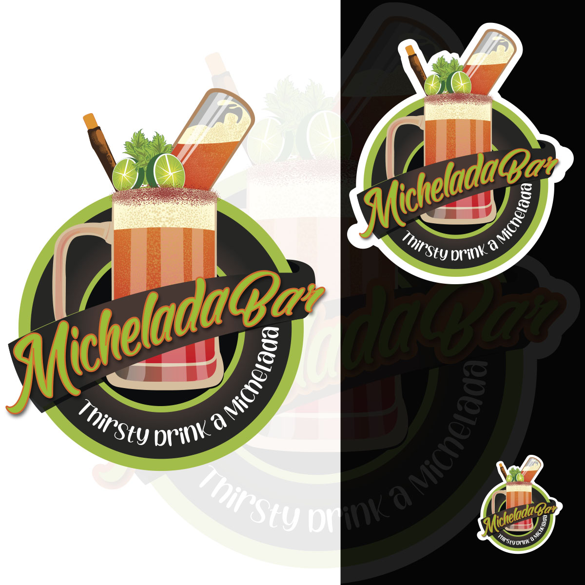 Logo Design by Aaaron for Michelada Bar  | Design #26098026