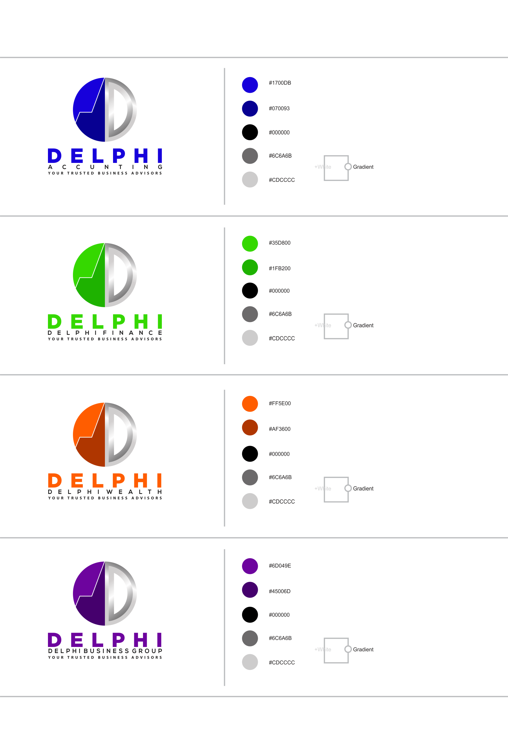 Logo Design by ERLANDO RONTE RDJ for DELPHI BUSINESS GROUP | Design #26092887