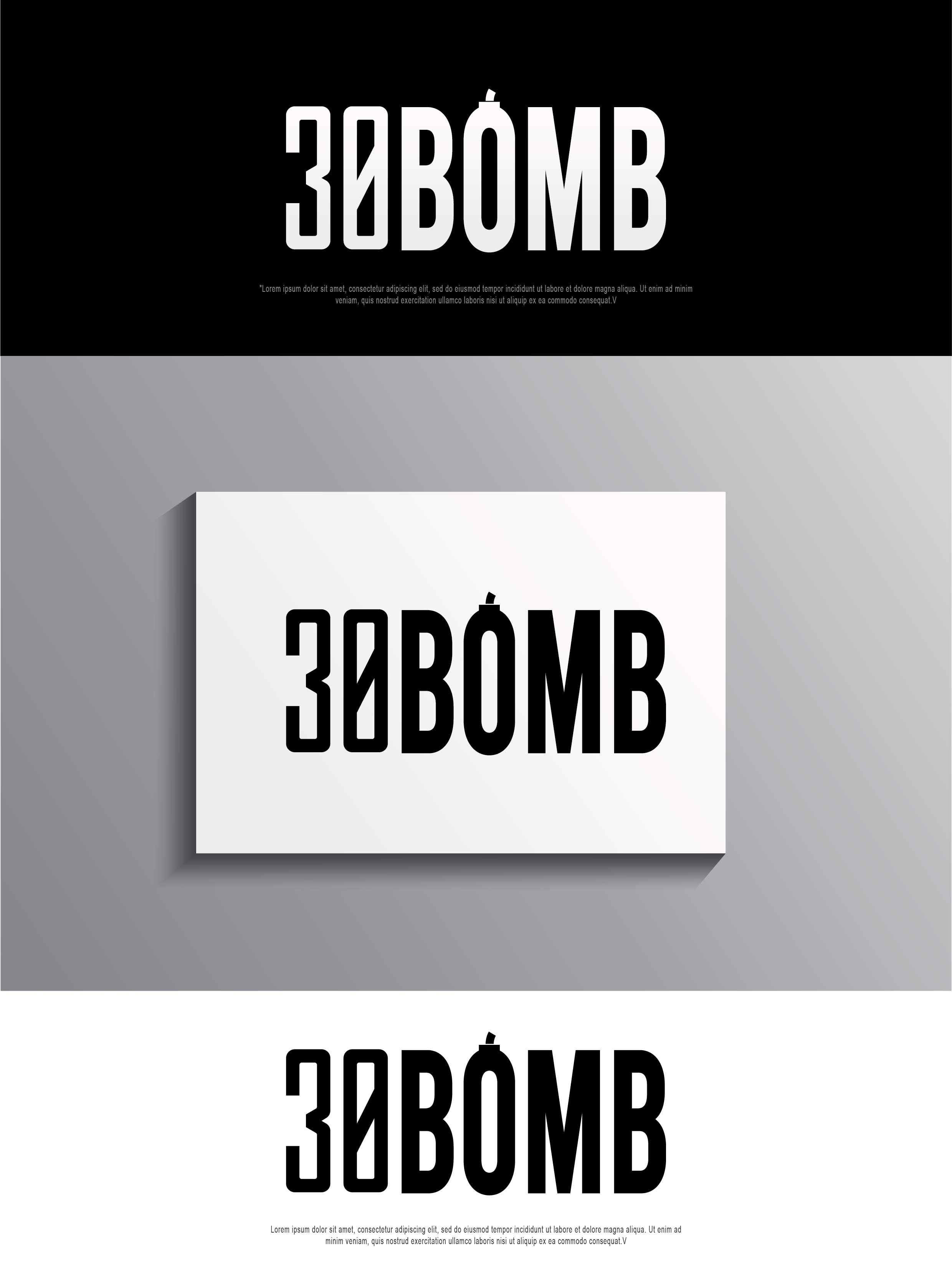 Logo Design by Anton for 30Bomb | Design #26097977