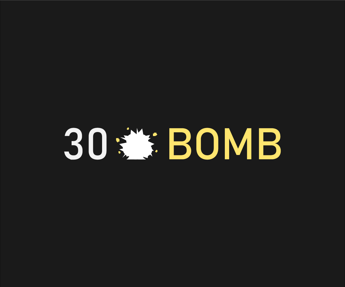 Logo Design by MickeyUK for 30Bomb | Design #26130781
