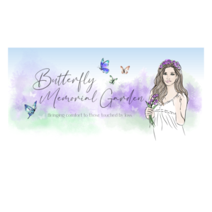 An award winning online Butterfly Memorial Garden needs new beautiful graphic website images | Graphic Design by Samantha Ward Design