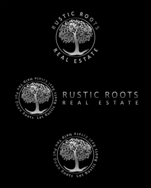 Logo Design by Elizaveta M for Rustic Roots Real Estate | Design: #26096761