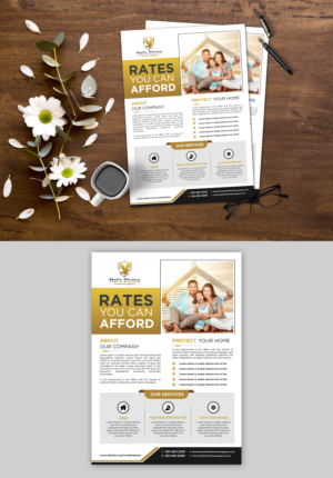 Flyer Design by debdesign for Nel’s Divine Insurance Agency  | Design: #26122537