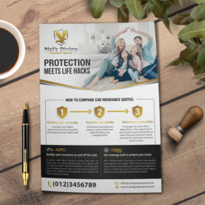 I need a flyer for my insurance agency | Diseño de Flyer por aspiremedia