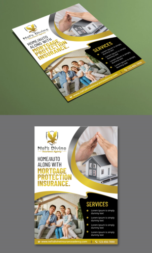 I need a flyer for my insurance agency | Diseño de Flyer por ecorokerz