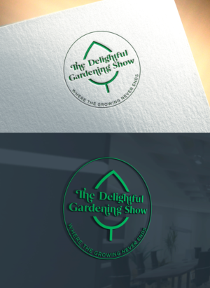 The Delightful Gardening Show - Where the Growing Never Ends - with Bri Castilleja | Logo Design by Art Lancer