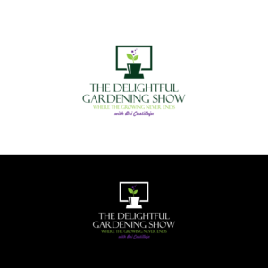 The Delightful Gardening Show - Where the Growing Never Ends - with Bri Castilleja | Logo Design by Graphic Bricks
