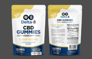 D8 Balls (CBD candy infused with Delta-8) | Label Design by SAI DESIGNS