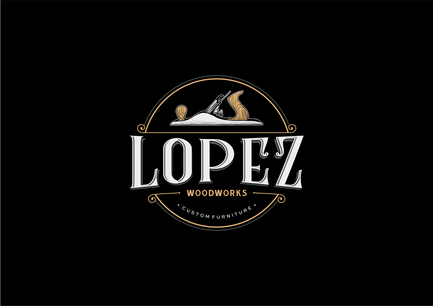 Logo Design by Gree™ for Lopez Woodworks | Design #26099875