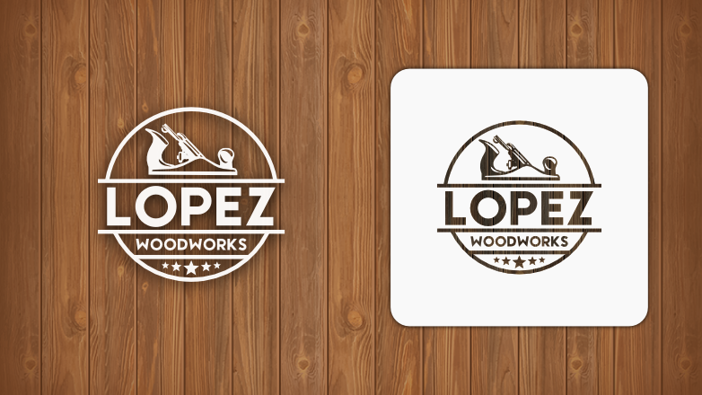 Logo Design by MulamboDesign for Lopez Woodworks | Design #26097043