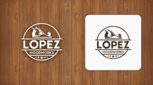 Logo Design by Emanuele. for Lopez Woodworks | Design #26097043