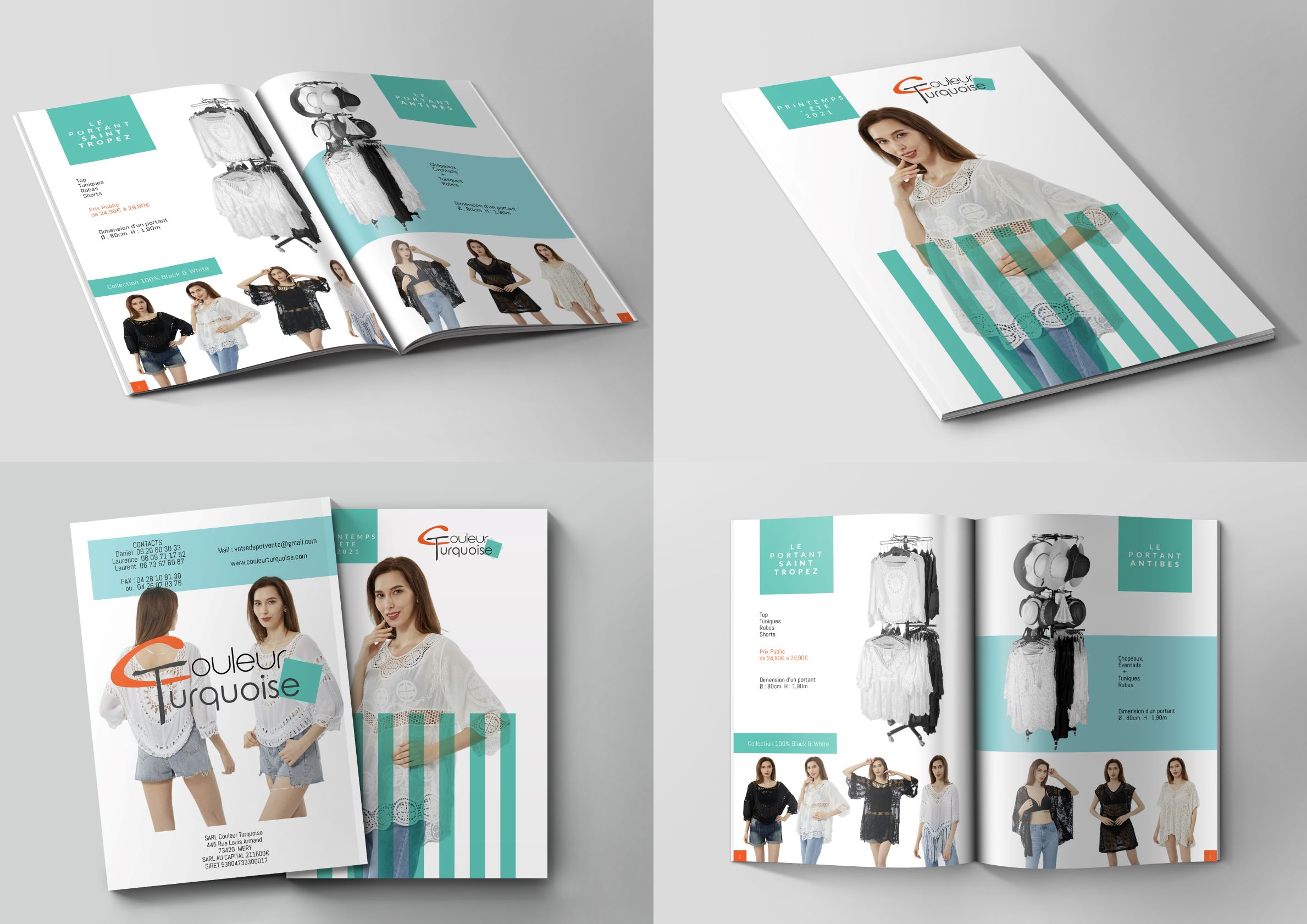 Diseño de Flyer por Lili para Couleur Turquoise | Diseño #26104762