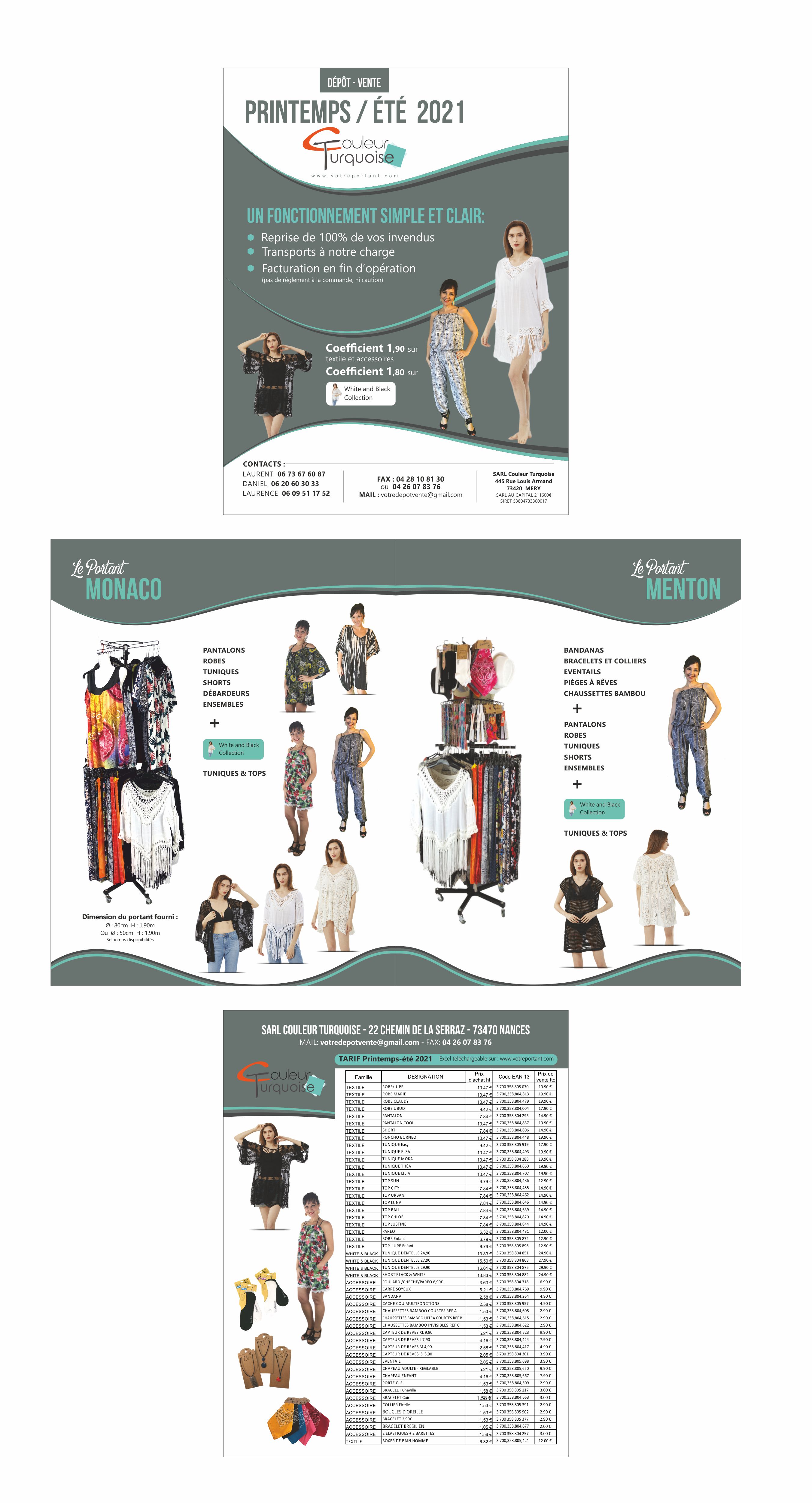 Diseño de Flyer por Fine Graphics House para Couleur Turquoise | Diseño #26153551