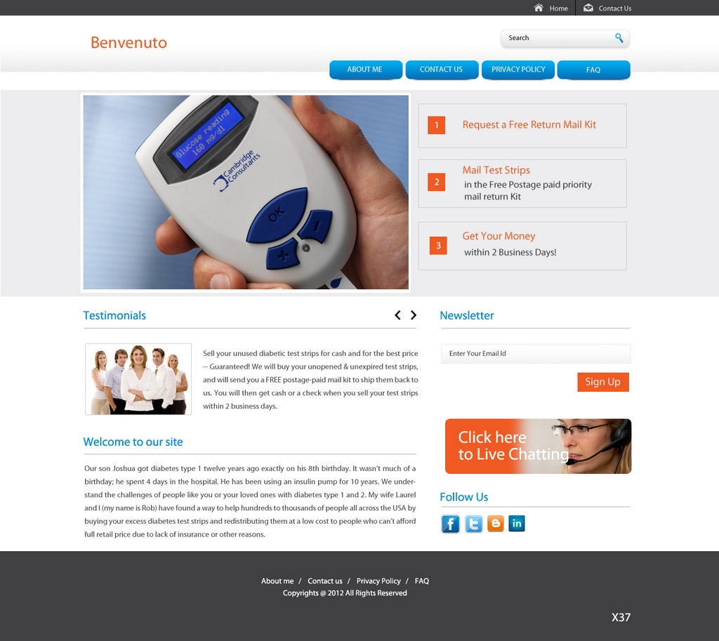 Web Design by pb for this project | Design #740041