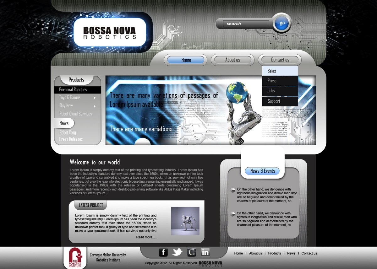 Web Design by pb for this project | Design #747871