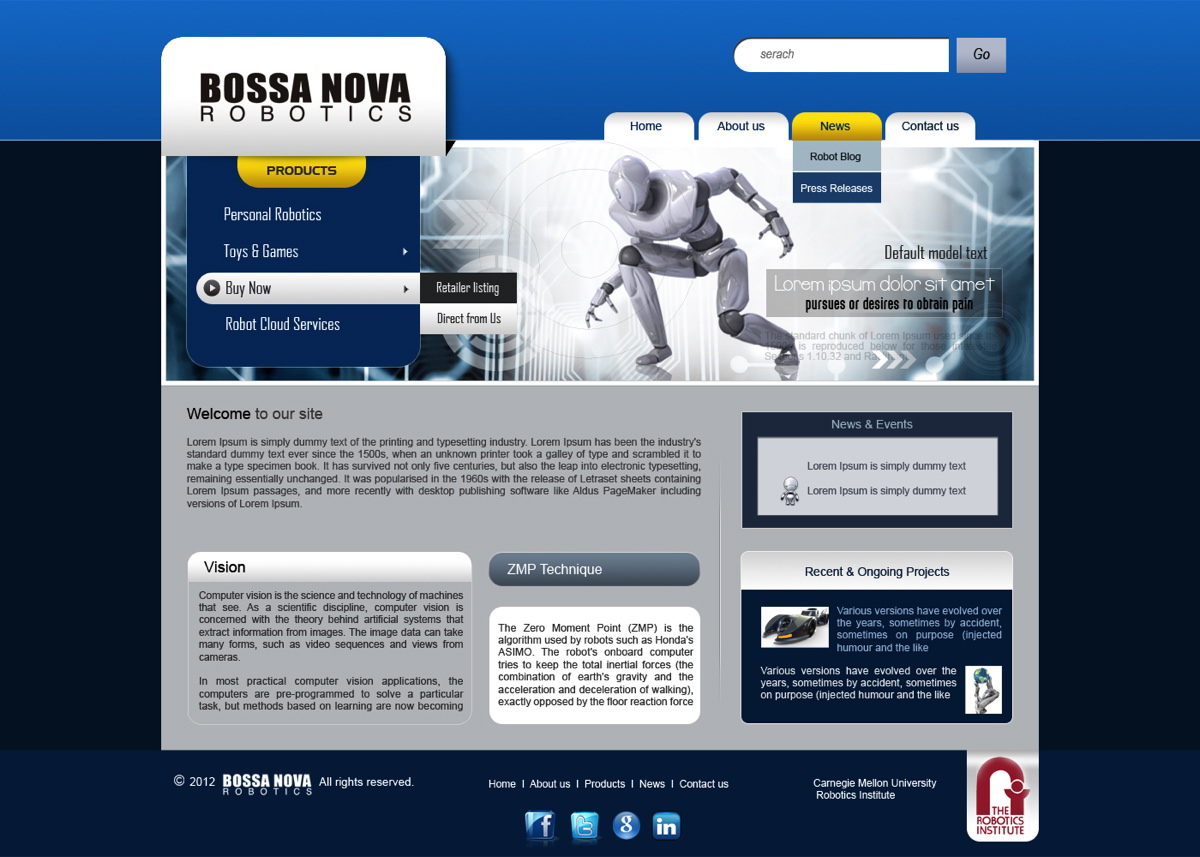 Web Design by pb for this project | Design #747874