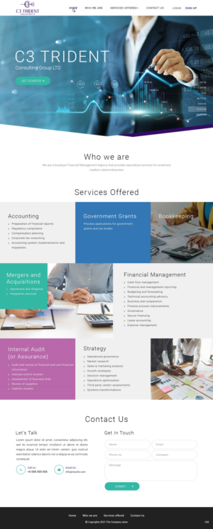 Web Design by pb for this project | Design: #26105597