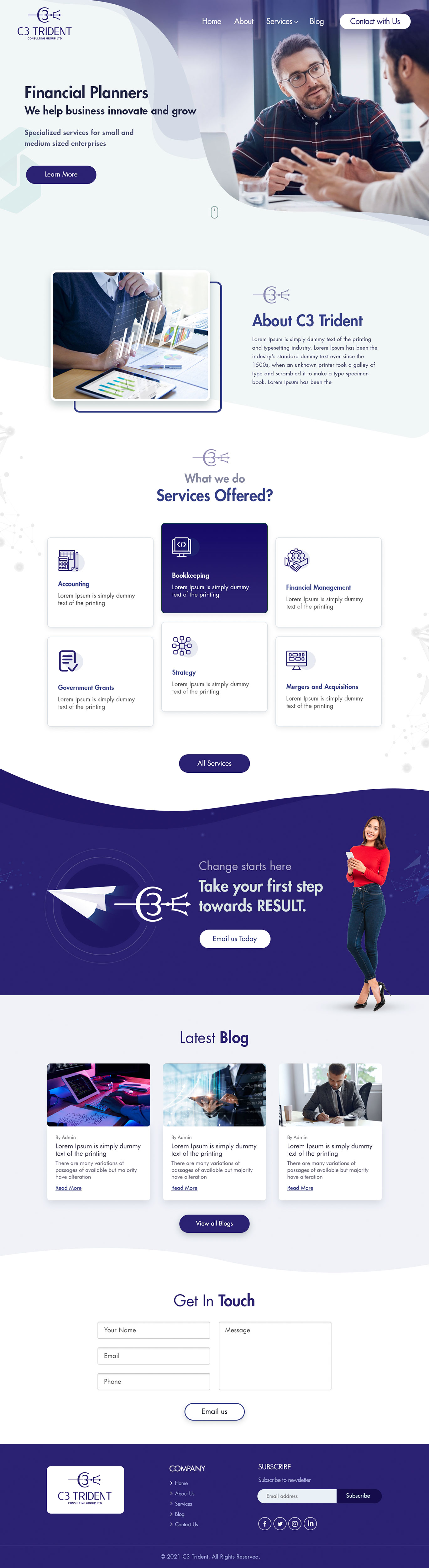 Web Design by Shijo John for this project | Design #26101708