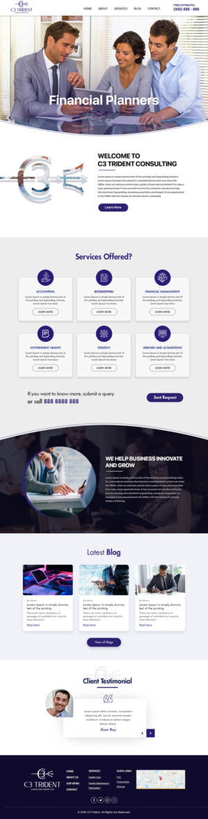 Web Design by Shijo John for this project | Design: #26102067