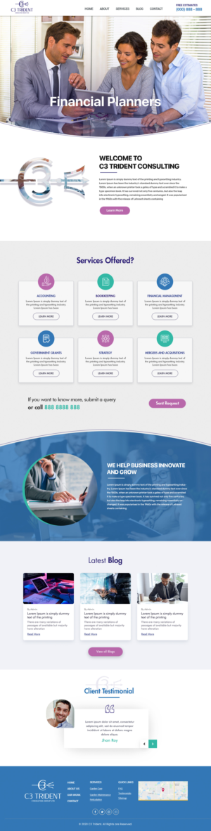 C3 Trident Consulting Group Ltd - Website Design | Web Design by Shijo John