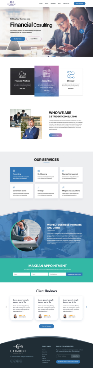 Web Design by Shijo John for this project | Design #26104845
