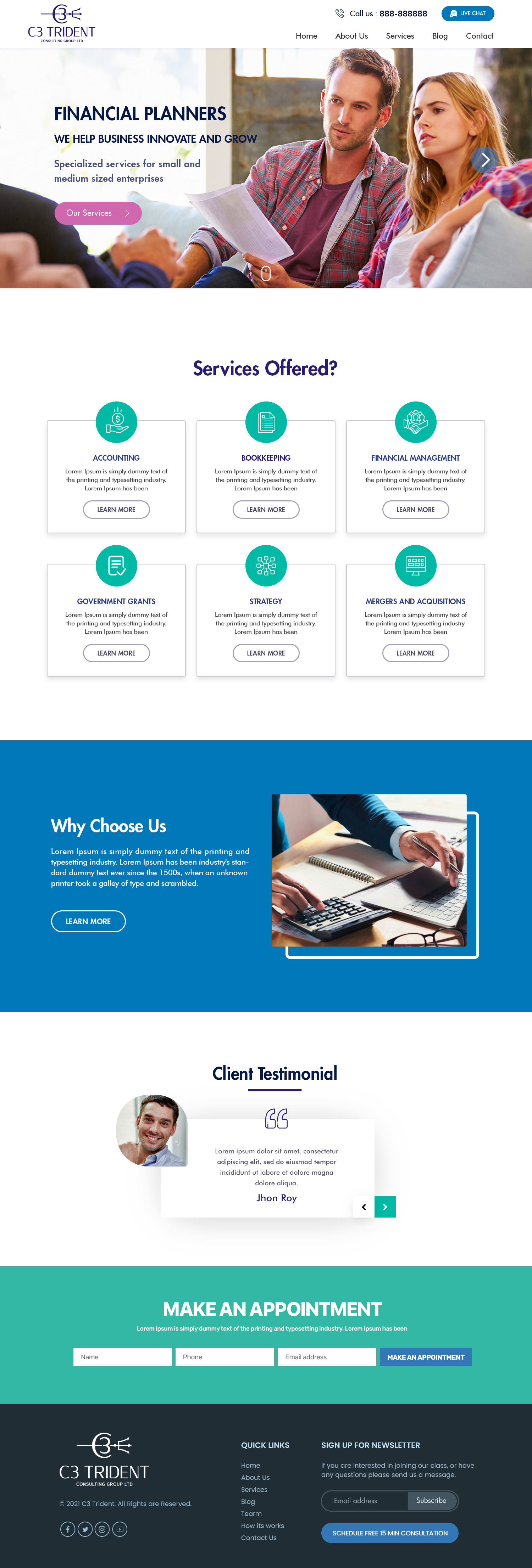 Web-Design von Shijo John für dieses Projekt | Design #26104979