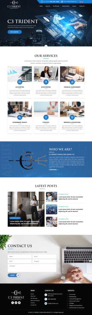 C3 Trident Consulting Group Ltd - Website Design | Diseño Web por Titan Eagle