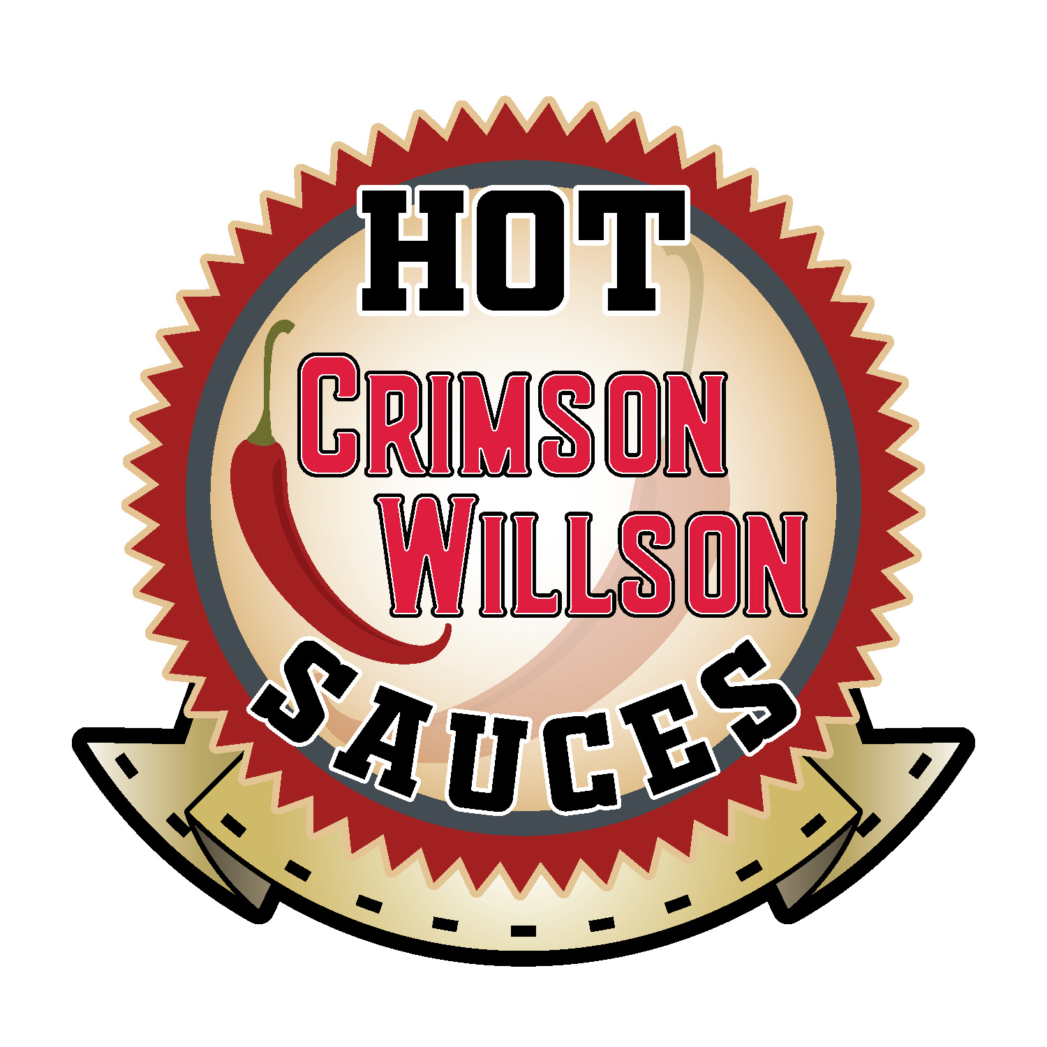 Label Design by ronin71 for Crimson Willson  | Design #26160030