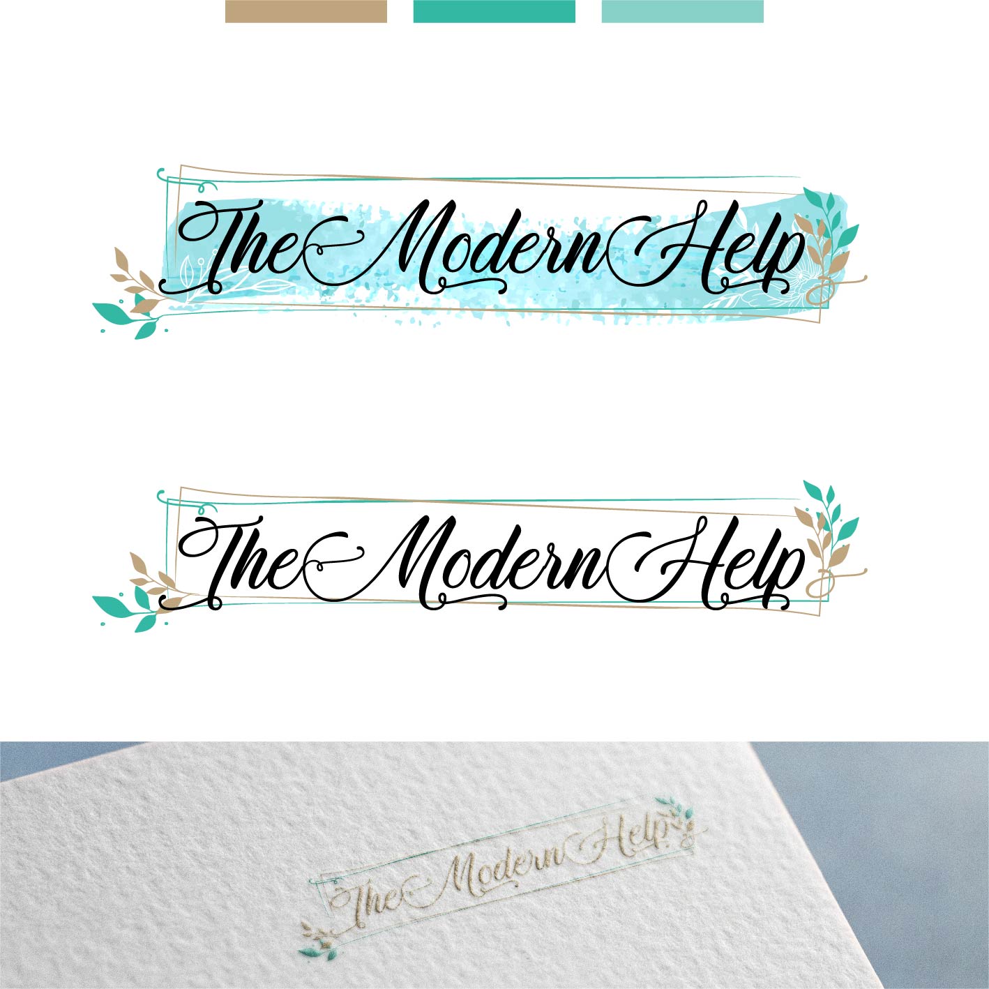 Logo Design by ileanalp for The Modern Help | Design #26130753