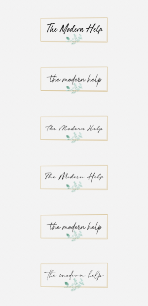Logo Design by Prestige Studio for The Modern Help | Design: #26111192