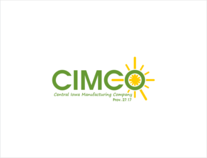 main name- CIMCO,  smaller underneath I want Central Iowa Manufacturing Company( i like this in a semi cursive font).,   I want somewhere Prov. 27:17.,  I like the idea of welding sparks(i attached some pics of sparks i kind of like | Logo-Design von BNdesigner