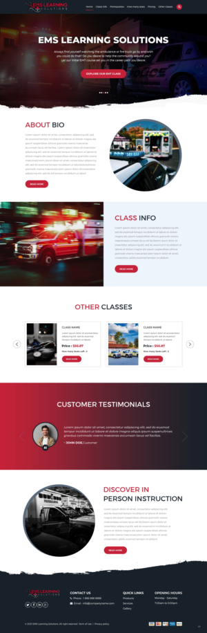 Web Design by pb for EMS Learning Solutions | Design: #26105637