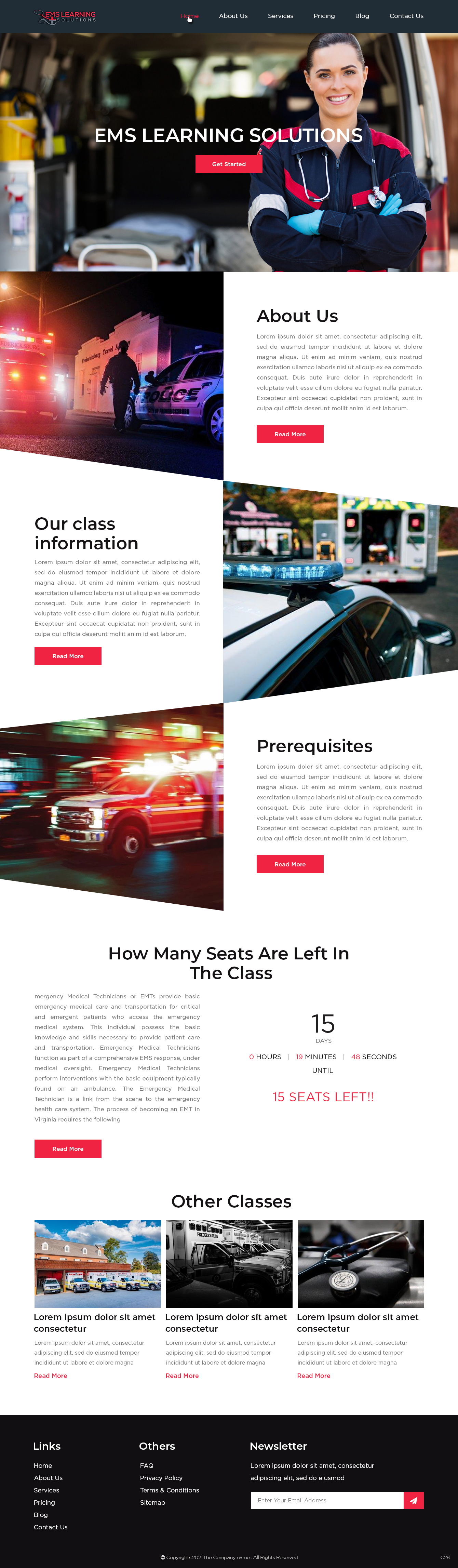 Diseño Web por pb para EMS Learning Solutions | Diseño #26105638