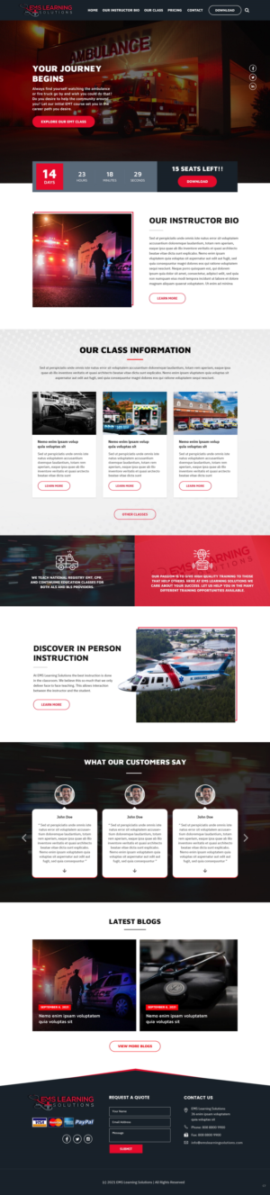 Web Design by pb for EMS Learning Solutions | Design: #26105641