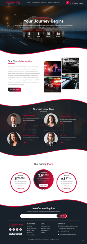 Web Design by pb for EMS Learning Solutions | Design #26105646