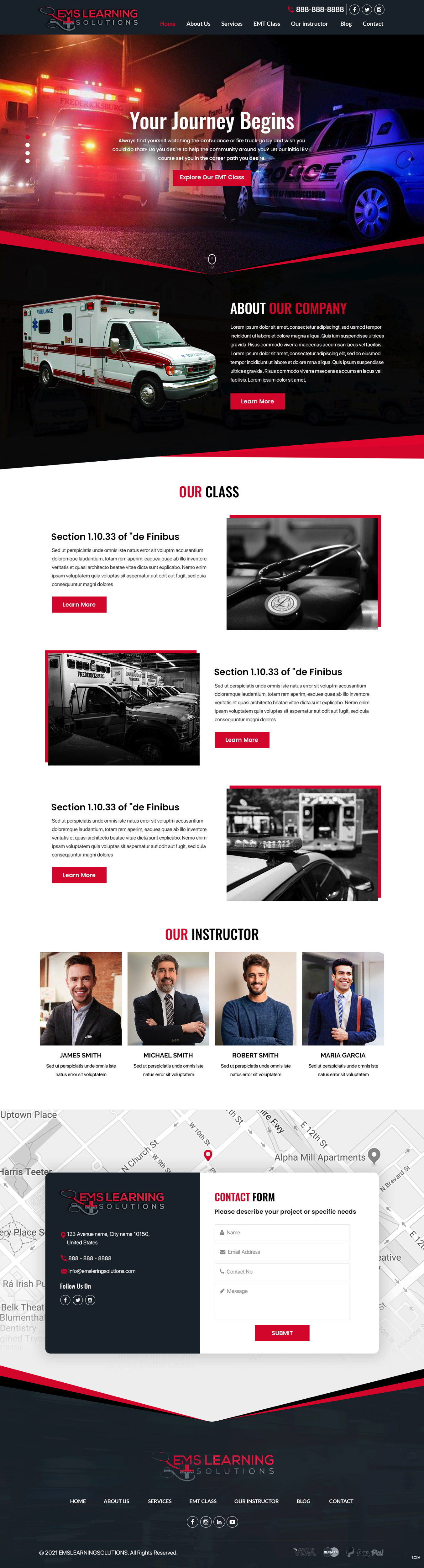 Web Design by pb for EMS Learning Solutions | Design #26105648