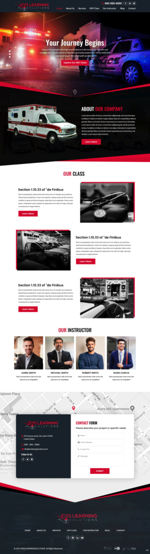 Web Design by pb for EMS Learning Solutions | Design: #26105648