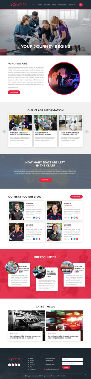 Web Design by pb for EMS Learning Solutions | Design: #26105649