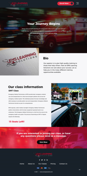 Web Design by pb for EMS Learning Solutions | Design: #26105652