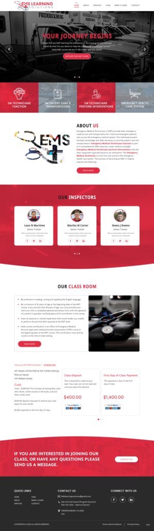 Web Design by pb for EMS Learning Solutions | Design: #26105653