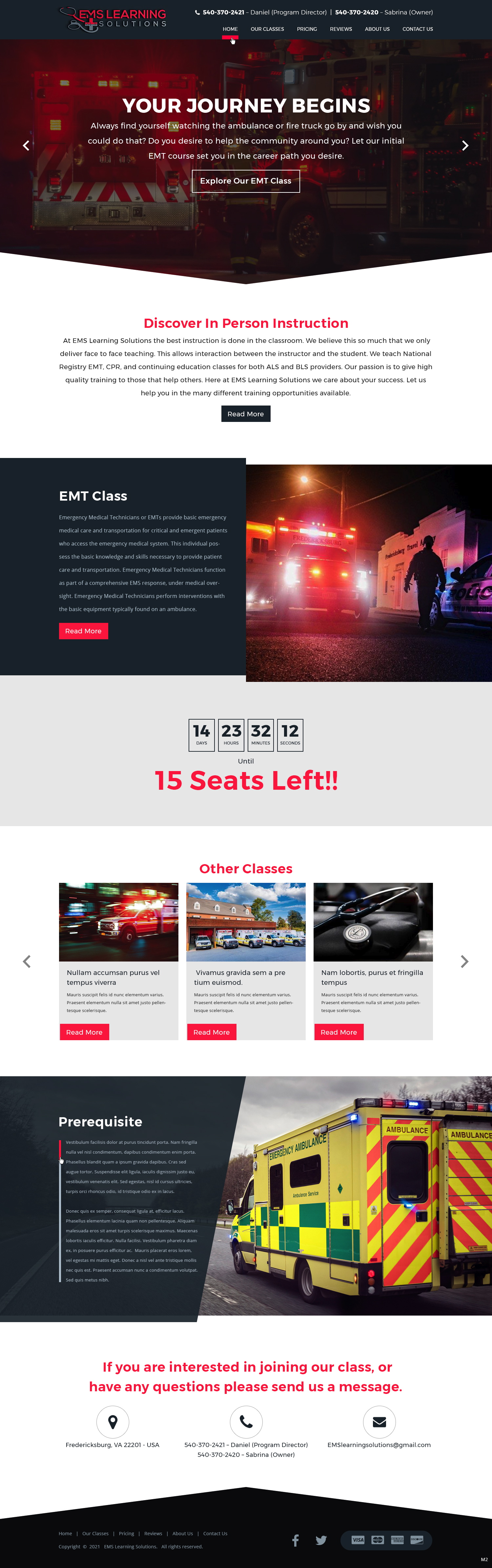 Web Design by pb for EMS Learning Solutions | Design #26105655