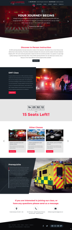 Web Design by pb for EMS Learning Solutions | Design: #26105655