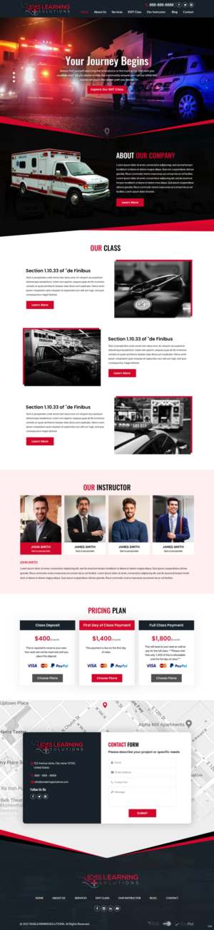 Web Design by pb for EMS Learning Solutions | Design: #26118721