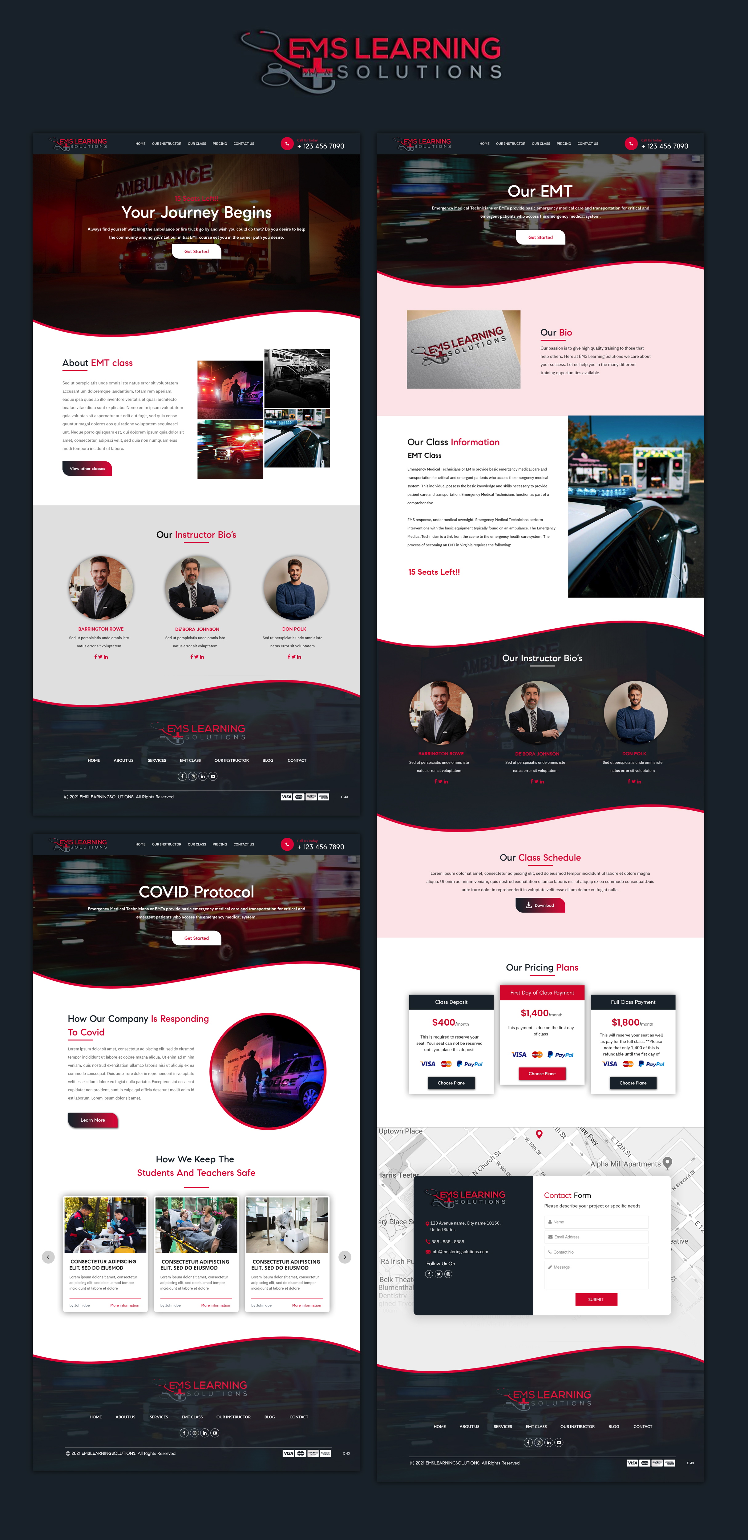 Diseño Web por pb para EMS Learning Solutions | Diseño #26157279