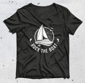 T-shirt design needed for fun boat lifestyle apparel start-up.** | Design de T-shirt par Alaya