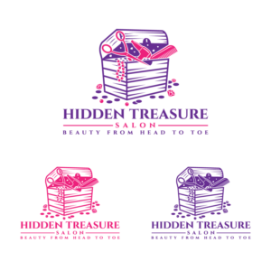 Hidden Treasure Salon            Beauty from Head to Toe | Logo Design by Graphic Bricks