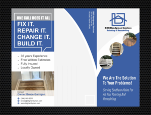 Flyer Design by nng for BKG Handyman Services | Design #26120067