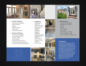 Flyer Design by nng for BKG Handyman Services | Design: #26120143